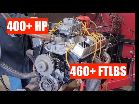 SBC 355 400+ hp 460+ Ftlbs torque (Pump Gas and Power Brake Friendly)
