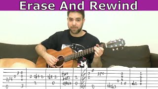 Fingerstyle Tutorial: Erase &amp; Rewind - Guitar Lesson w/ TAB