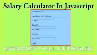 Download the video "#javascriptinhindi 6 | salary calculator in javascript | javascript salary calculator"