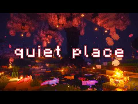 problems won't find you here... (minecraft music w/ rain, fire)