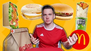 Eating McDonald's "Healthiest" Items On The Menu U.K (during a global pandemic)