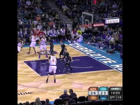 Kristaps porzingis turns on spin cycle vs hornets