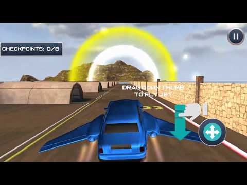Flying Car Racing Adventure Game