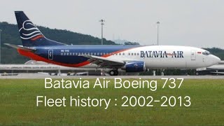 Download lagu Batavia Air Boeing 737 Fleet history : 2002-2013 mp3