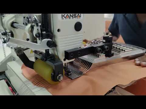 12 Needle Pintuck Machine #kansai #pintucks #tailoring #sewing #design #garments