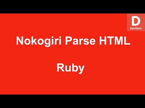 Ruby Nokogiri Parse HTML Document