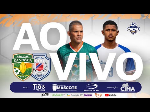 FINAL DA COPA CIMA AO VIVO | São José da Vitória X Mascote | Copa Cacau 2026 | TVC
