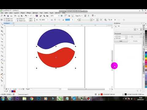 How To Create A Simple Pepsi Logo, with CorelDRAW