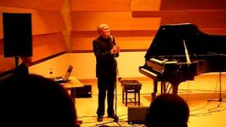 John Foxx Leeds College of Music  29th October 2009.