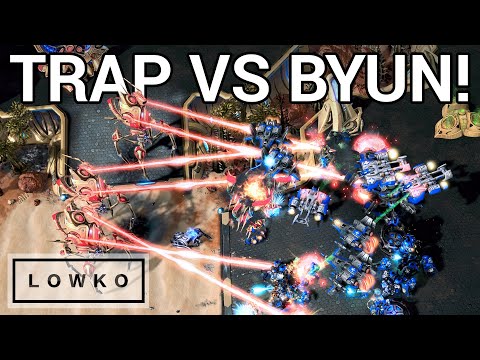 StarCraft 2: RELENTLESS AGGRESSION! (ByuN vs Trap)