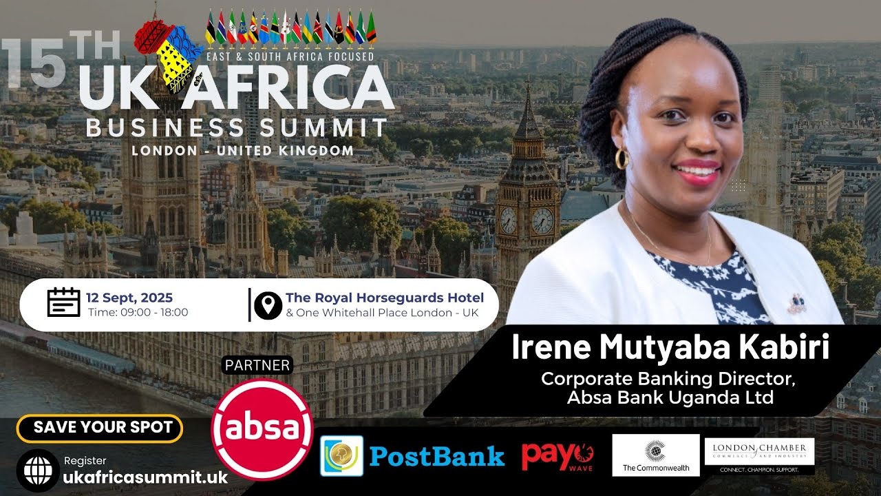 📢 Absa Bank Uganda at the UK–Africa Business Summit 2025