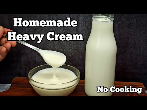 How to Make Heavy Cream from MILK at Home ~ Just 1 Ingredient