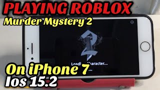 Roblox Murder Mystery 2| iPhone 7 ios 15.2