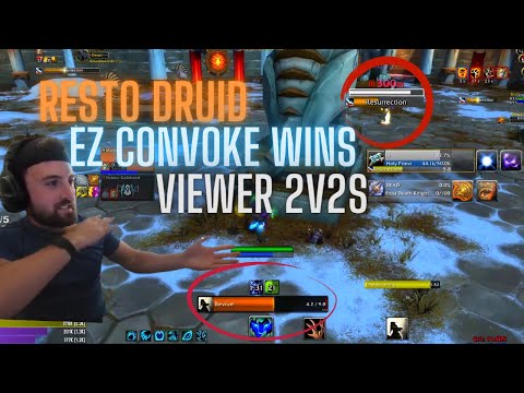 Biggest Damage Resto Druid 1v2's - Mmarkers Twitch Viewer 2v2 Arenas / WoW Shadowlands 9.1 Season 2
