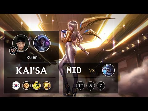 Kai'Sa Mid vs Talon - KR Challenger Patch 9.7