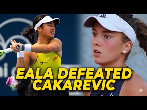 France GOES WILD! 🇫🇷 Alexandra Eala DOMINATES Sara Cakarevic at W50 Nantes – A Match for the Ages!