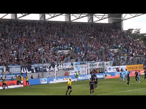 Elfmeter-Tor von Anton Fink, Chemnitzer FC gegen Hansa Rostock