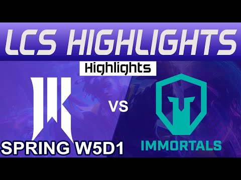 SR vs IMT Highlights LCS Spring Season 2024 W5D1 Shopify Rebellion vs Immortals by Onivia