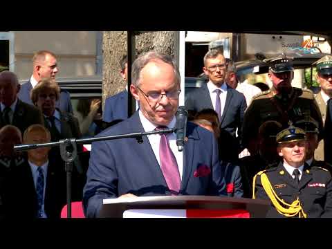 100. Rocznica Wyzwolenia Suwałk. Msza św. i uroczystości na Placu Marszałka Piłsudskiego 100. Rocznica Wyzwolenia Suwałk. Msza św. i uroczystości na Placu Marszałka Piłsudskiego