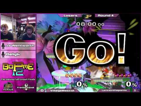 BoPME 12 Melee - LanceinthePants (Falco) vs. Village Mascot (Falco/Fox) Losers Round 4