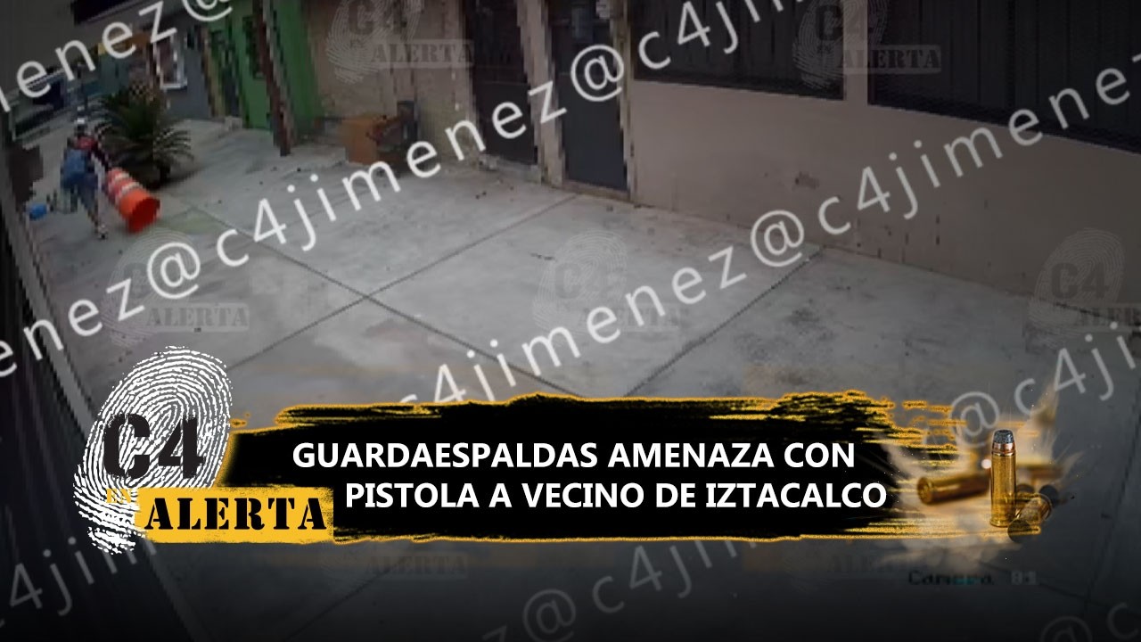 ¡No es la primera vez! Guardaespaldas amenaza con armas a su vecino de la colonia Agrícola Oriental