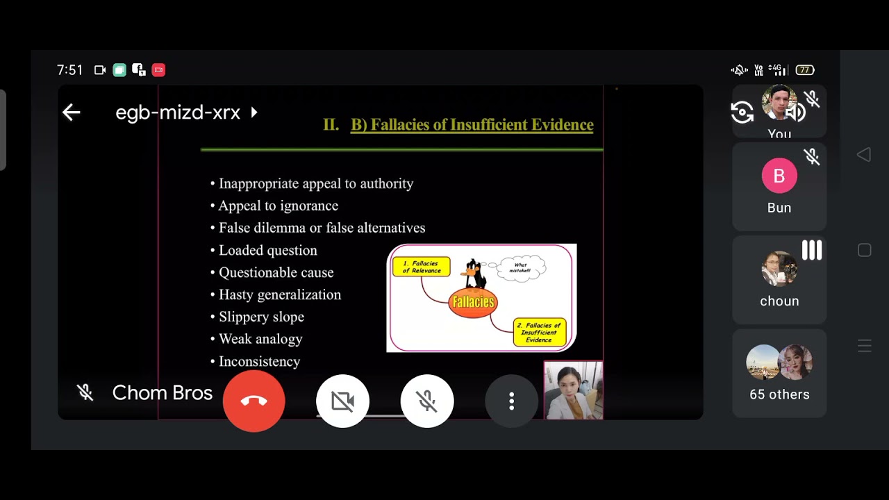 PHL104, Chapter 6: Logical Fallacies-II