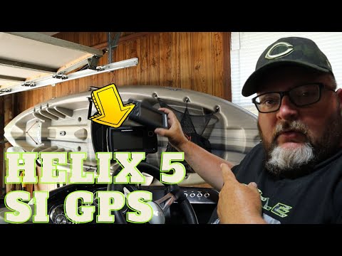 How To Install Humminbird Helix 5 and Transducer - Lowe FM 1675