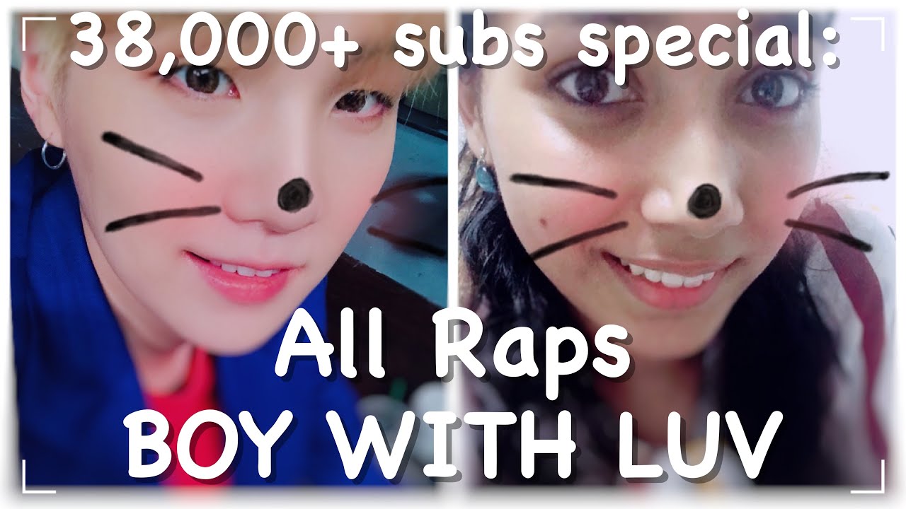 BTS  (방탄소년단) - BOY WITH LUV TUTORIAL (All Raps)