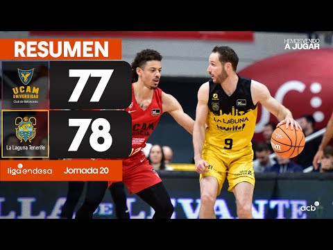 UCAM Murcia - La Laguna Tenerife (77-78) RESUMEN | Liga Endesa 2024-25