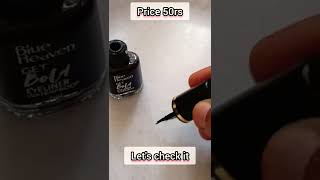 Blue Heaven *Waterproof Eyeliner* Under 👉 50 rupee Review🧐 #eyeliner #shorts