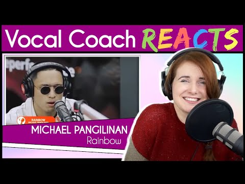Vocal Coach reacts to Michael Pangilinan performs "Rainbow" (South Border) LIVE on Wish 107.5 Bus