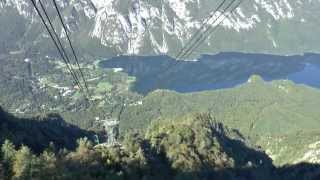 preview picture of video 'Going down from mount Vogel (Slovenia) with the cable car [23.SEP.2013] 1080p'