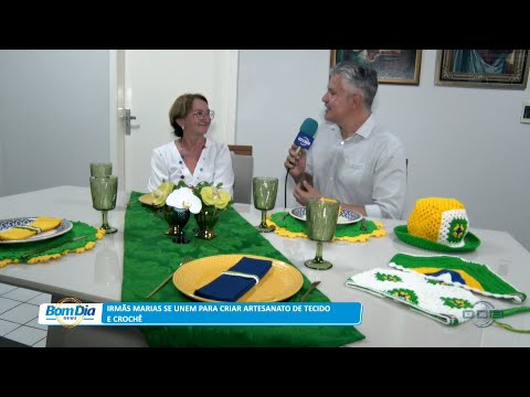 Irmãs Marias se unem para criar artesanato de tecido e crochê 24 11 2022