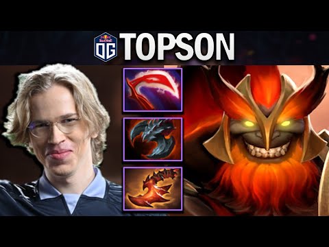 OG.TOPSON SMURF MARS WITH DESOLATER - DOTA 2 7.28 GAMEPLAY