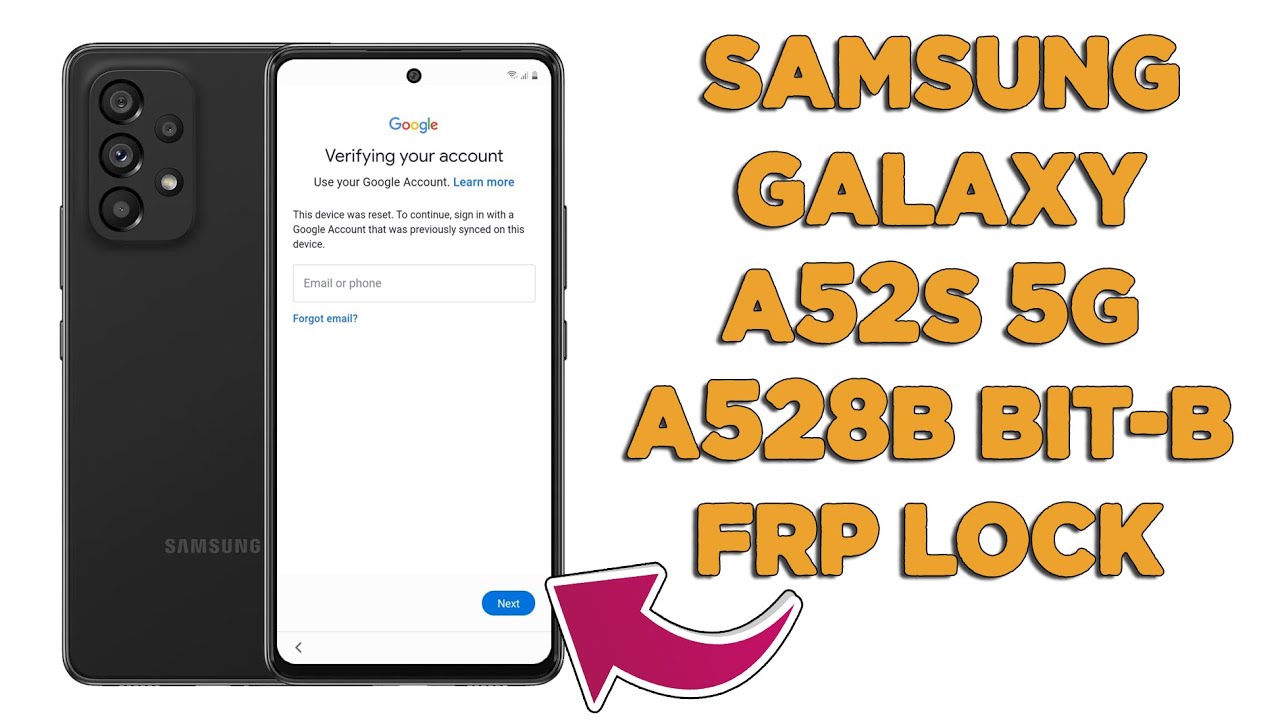 Samsung Galaxy A52s Google Account Remove | FRP A528B Bit-B Unlocktool | FRP A528B UB Test Point
