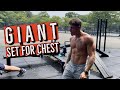 GIANT SET TO GROW YOUR CHEST | HIGH VOLUME BODYWEIGHT ONLY CHEST WORKOUT | BODYBUILDING CALISTHENICS