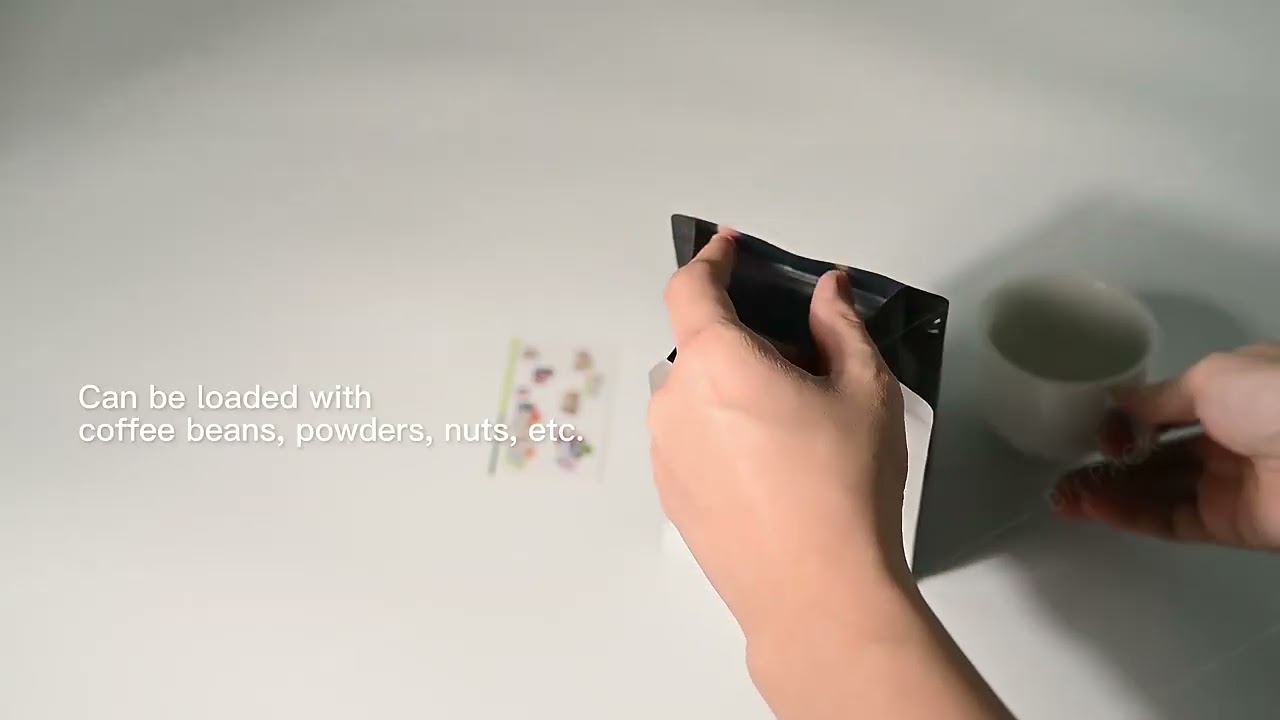 Flat Bottom Aluminum Film Coffee Bag – Premium Packaging for Freshness! ☕​