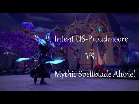 Intent vs Mythic Spellblade Aluriel Frost mage pov