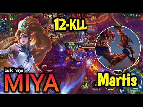 12-KLL [Miya VS Martis] Best Build Miya 2022|Top Global Miya 2022|Mobile Legend