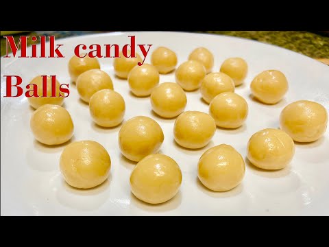 Milk candy balls just in 10 minutes l Condensed milk candy balls