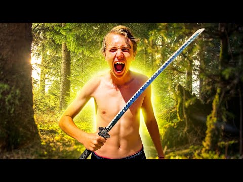 Overnight In a Forest With ONLY 1 Item Each!