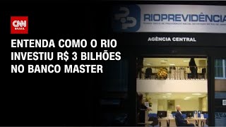 Vídeo: Entenda como o Rioprevidência investiu R$ 3 bilhões no Banco Master | CNN 360º