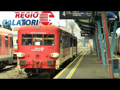 Automotor Caravelle X4500 97-0796-2 Old DMU in Gara Bistrița Nord Train Station - 24 September 2022