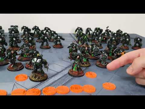 Dark Eldar vs Dark Angels, Warhammer 40k battle report, Skarri v Winters