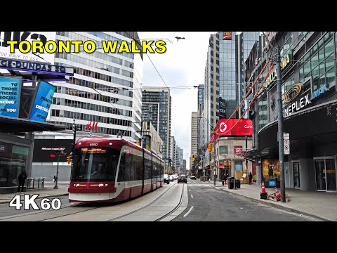 Downtown Toronto Pandemic Walk & TTC Ride on Saturday, May 9, 2020 [4K]