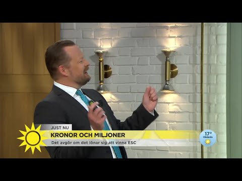 Ekonomisk temp på Eurovision: "Där rök nästa års budget" - Nyhetsmorgon (TV4)