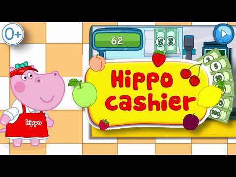 Hippo: Supermarket cashier Video