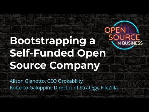 Bootstrapping a Self-Funded Open Source Company