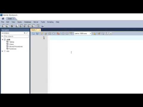 How to Delete Database and Table in Workbench Hindi