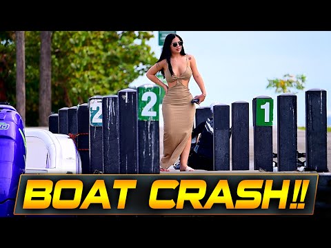 SHE HIT THE DOCK HARD!! BOAT ZONE RAMPS